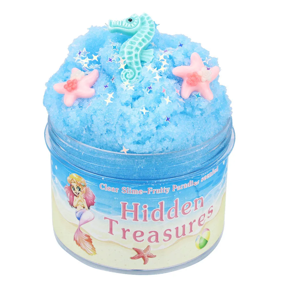 100ML Ocean Cartoon Cotton Candy Slime, TO0050