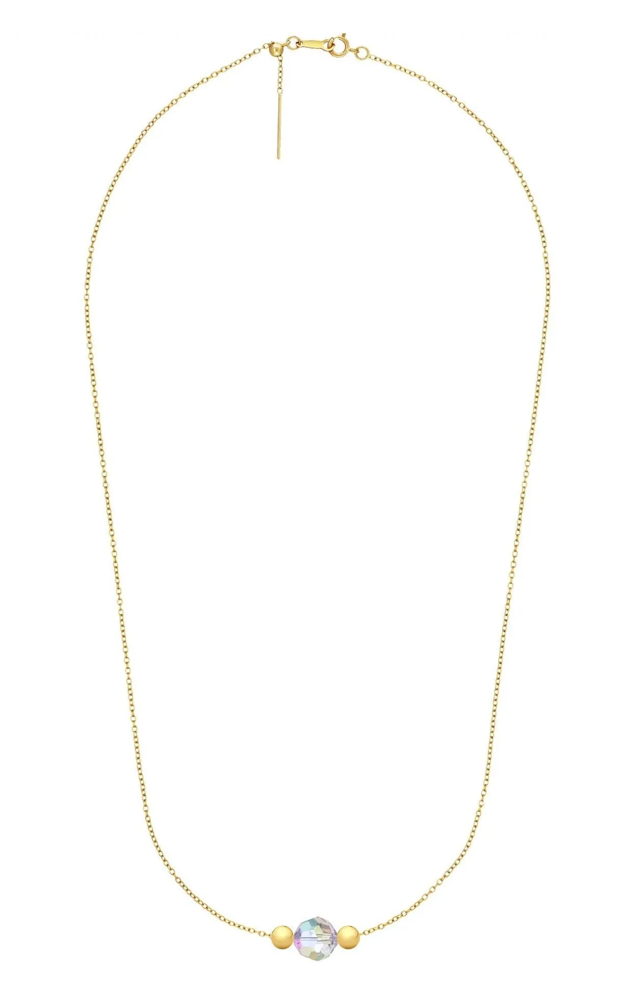 14K Gold Filled Add-A-Bead Box Chain - Adjustable (1 Piece)