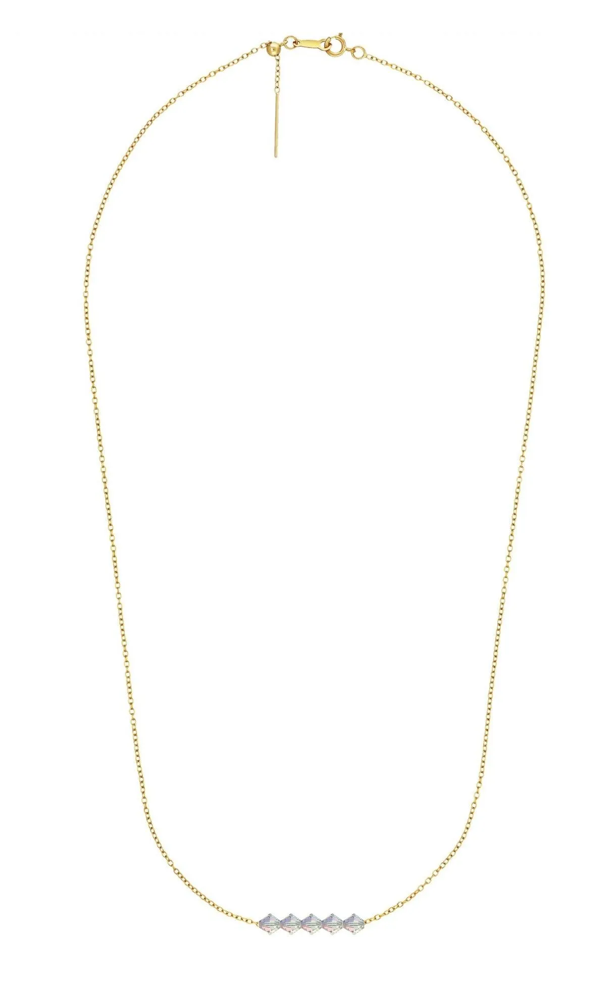 14K Gold Filled Add-A-Bead Box Chain - Adjustable (1 Piece)