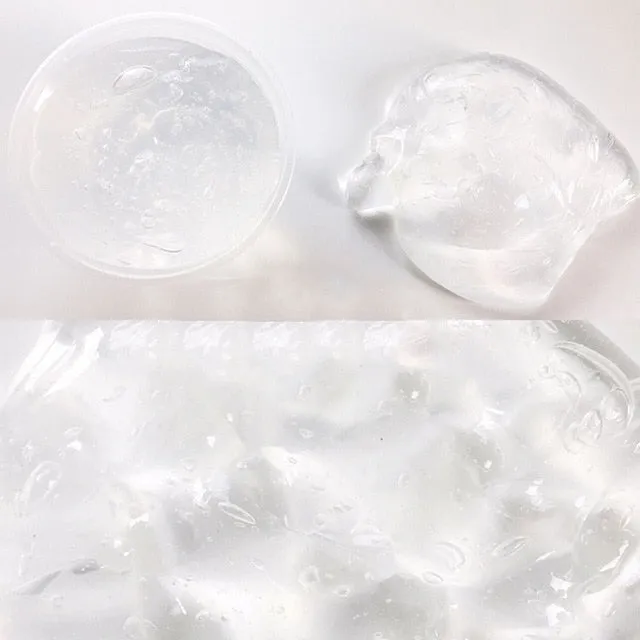 2019 Transparent Slime Toys Crystal Glue for Fluffy Putty Cloud Slime Plasticine Clay Light Polymer Kids Antistress Toy Supplies