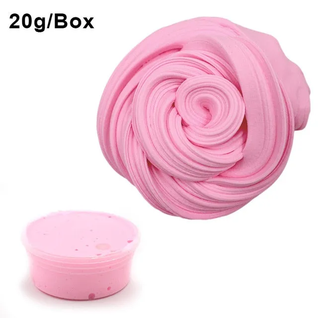 2019 Transparent Slime Toys Crystal Glue for Fluffy Putty Cloud Slime Plasticine Clay Light Polymer Kids Antistress Toy Supplies