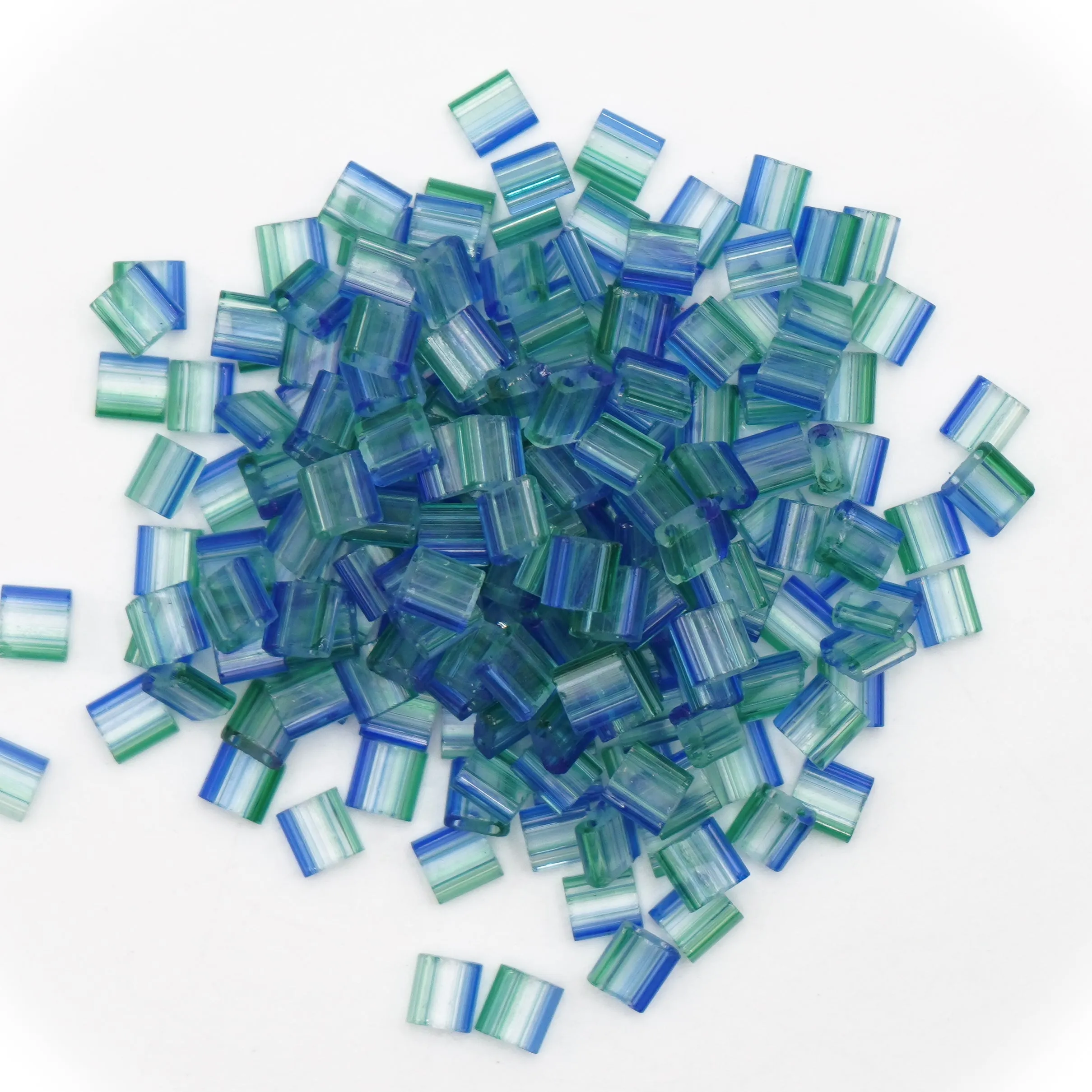 6041 - Blue Green Fade - Whole Tile Beads | TL6751 | TL6041