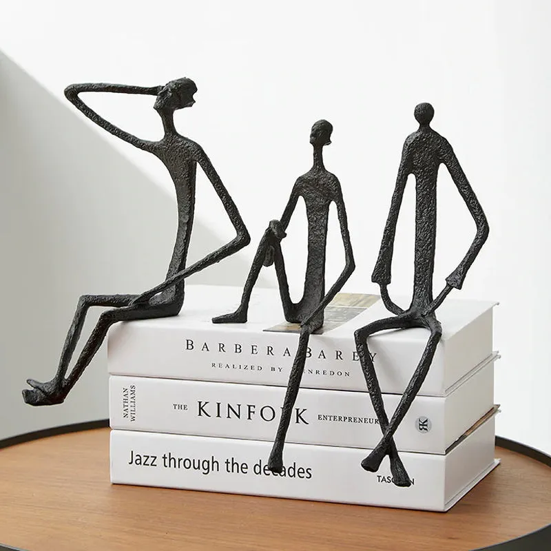 Abstract Sitting Figurines