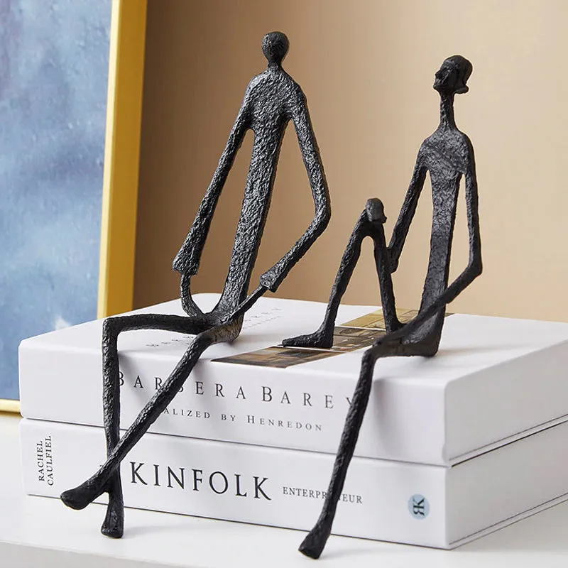 Abstract Sitting Figurines