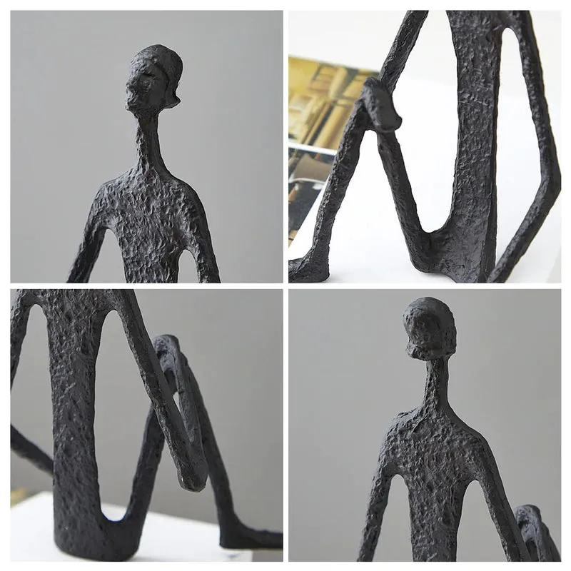 Abstract Sitting Figurines