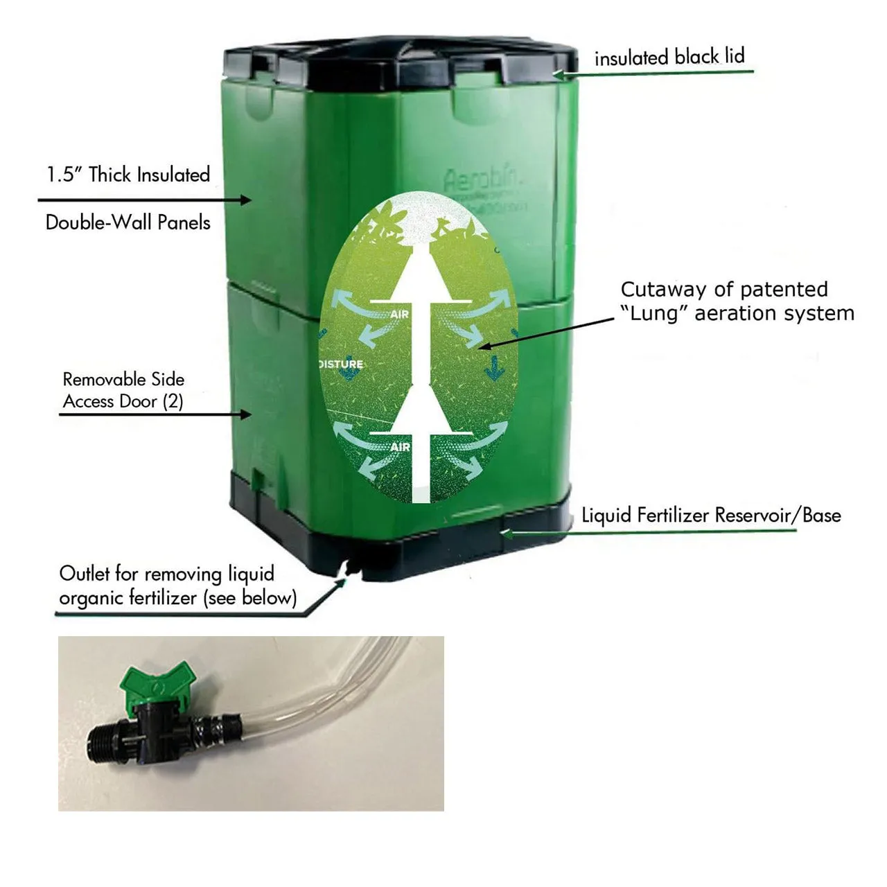 Aerobin | Hot Composting Bin - No Turning