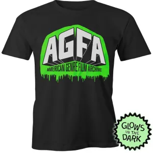 AGFA "GLOW in the DARK" SLIME LOGO SHIRT