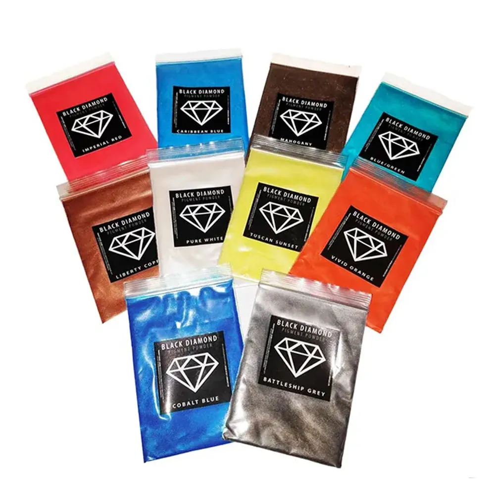 Black Diamond Mica Powder Coloring Pigments For Epoxy Resin