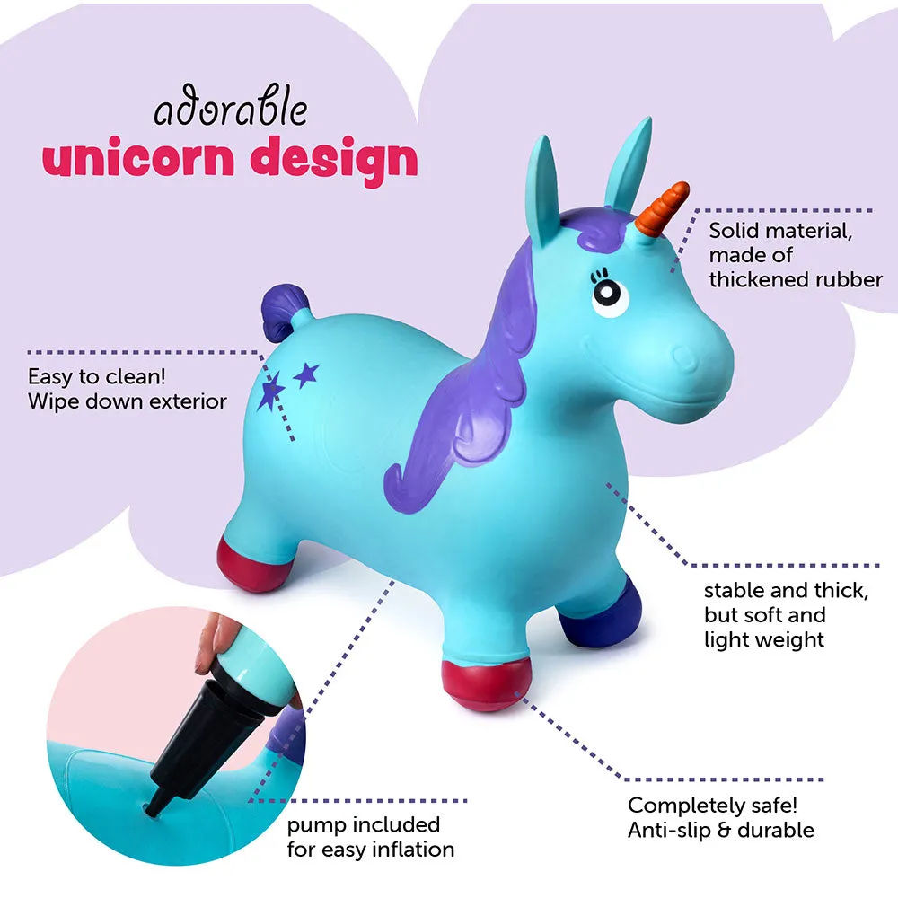 Blue Bouncy Unicorn