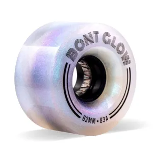 Bont Light Up Glow Angelic Aqua Wheels 83A - 4 pack