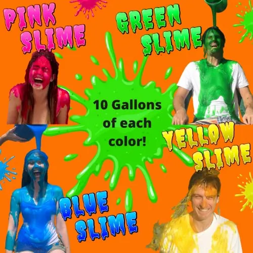 Bulk Instant Slime Powder Mix With Water to Make Slime Bucket Challenges