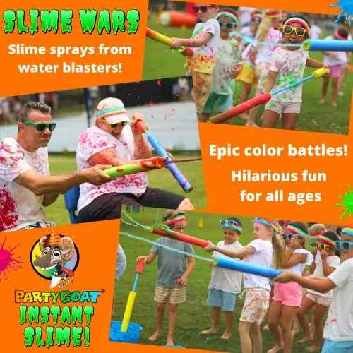 Bulk Instant Slime Powder Mix With Water to Make Slime Bucket Challenges