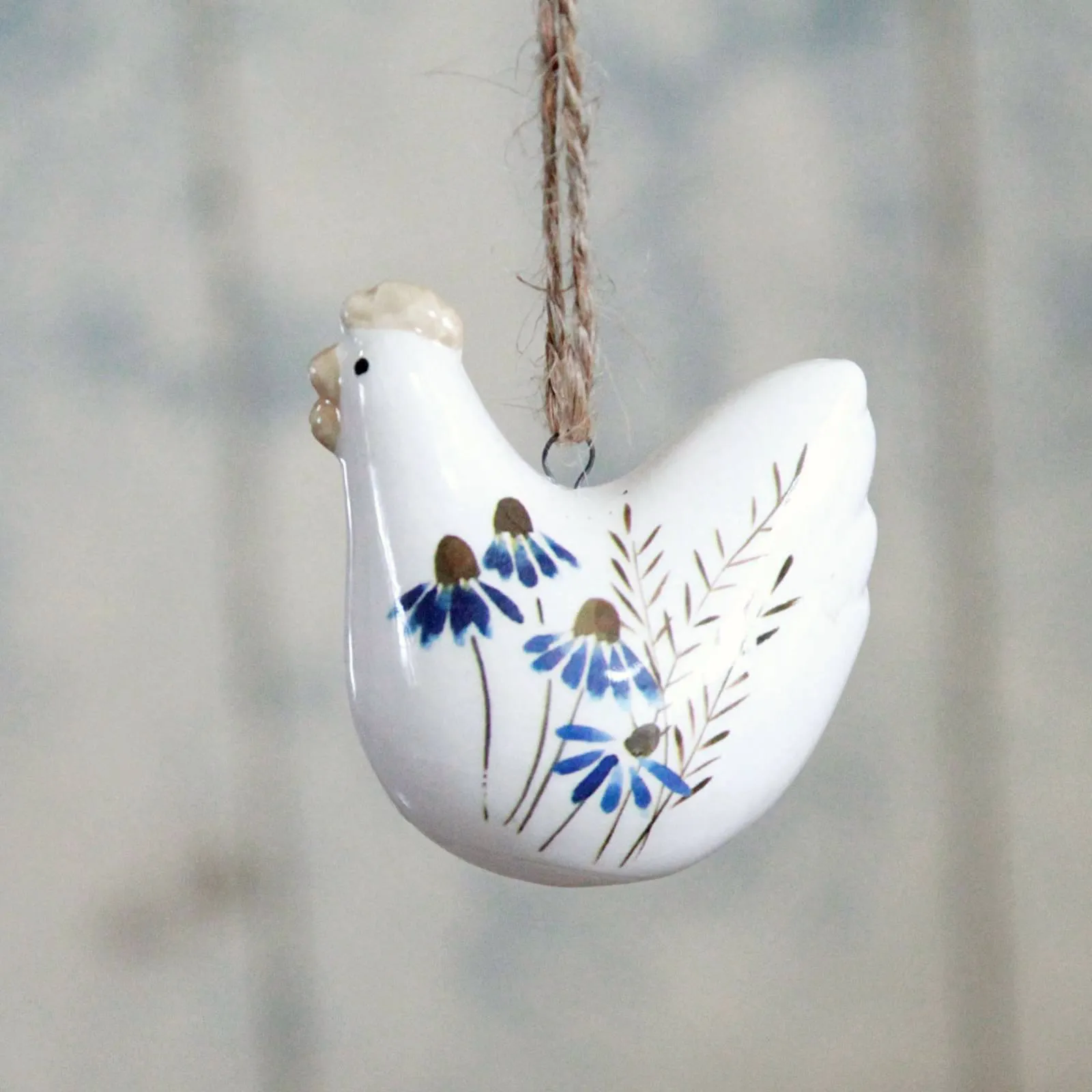 Ceramic Hen Easter Decoration