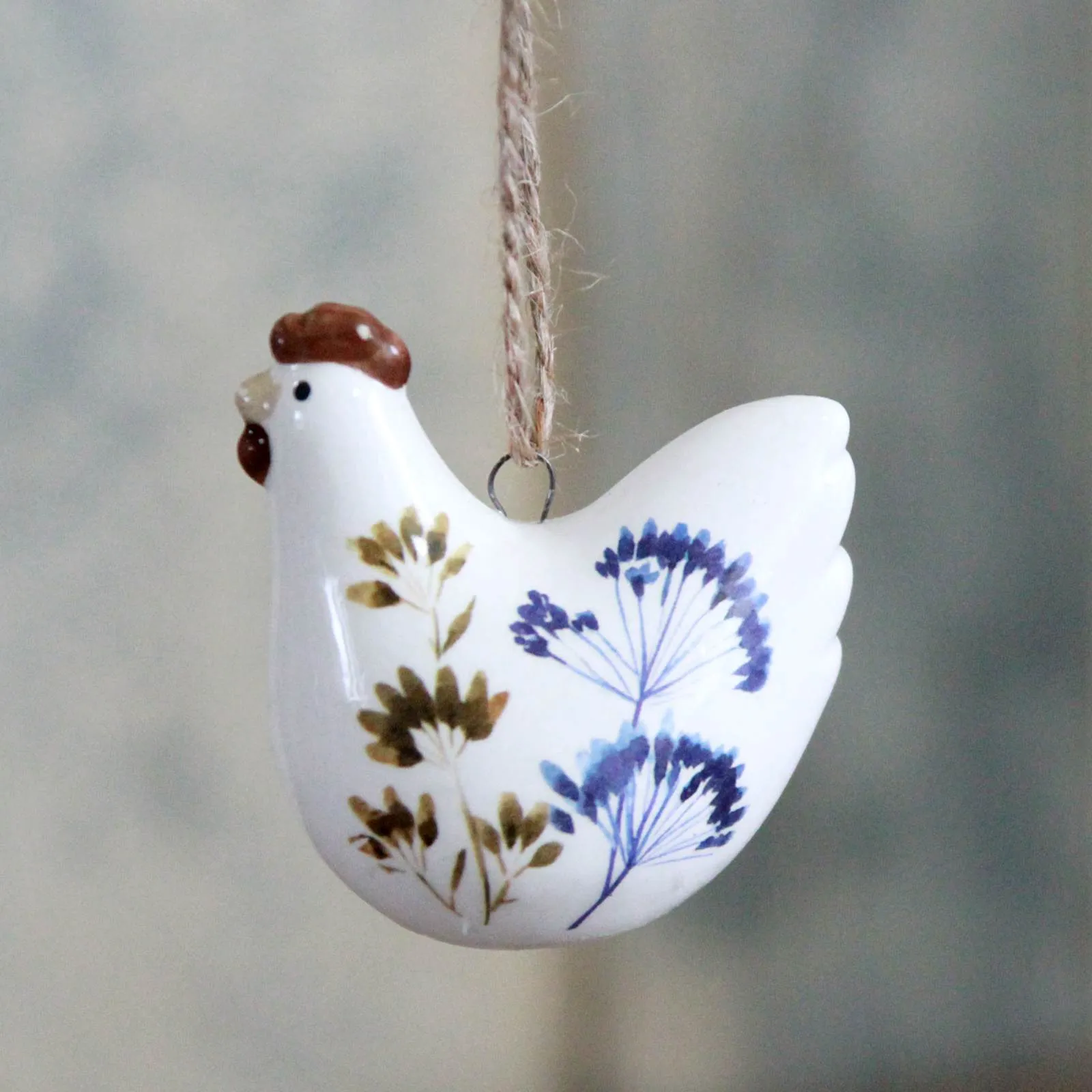 Ceramic Hen Easter Decoration