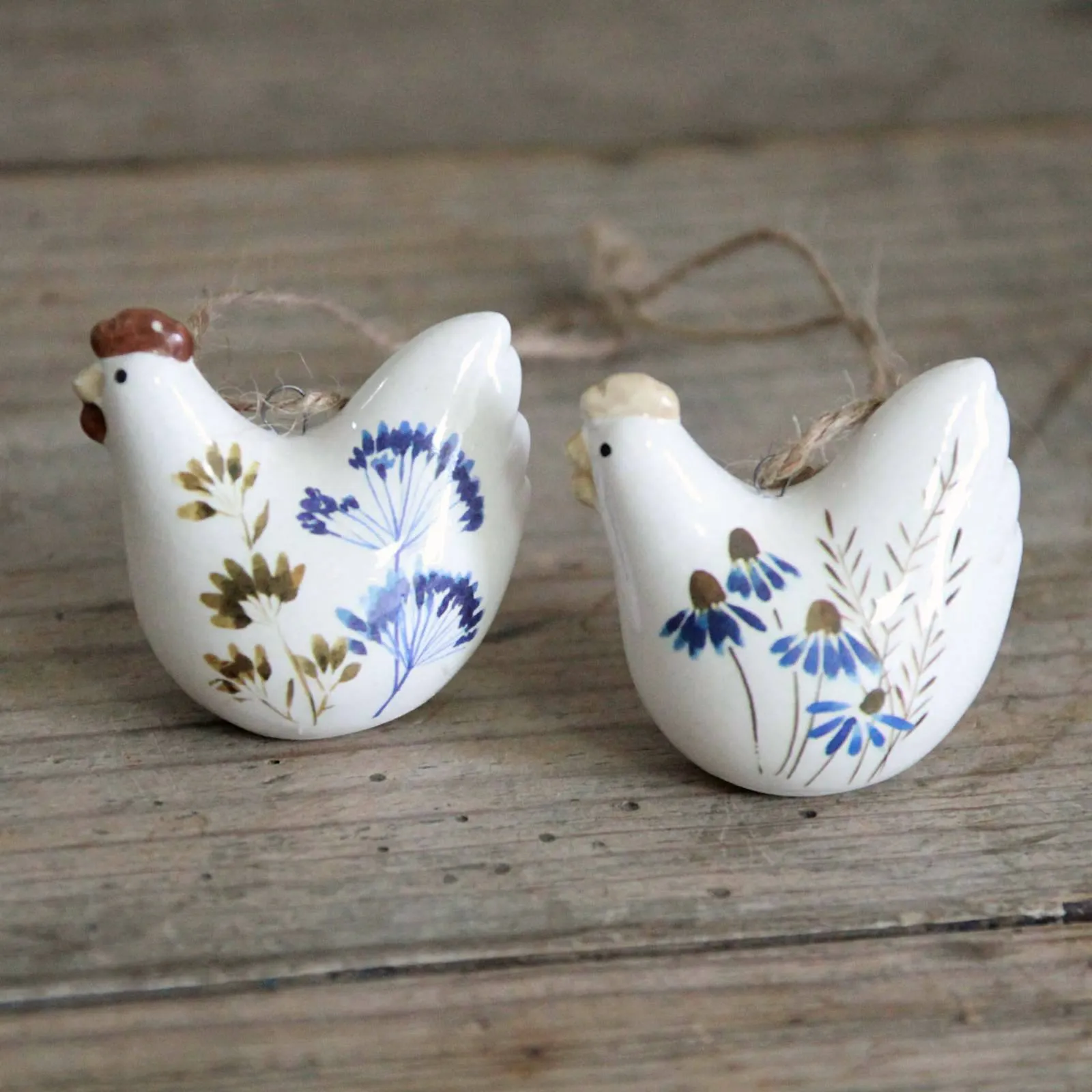 Ceramic Hen Easter Decoration