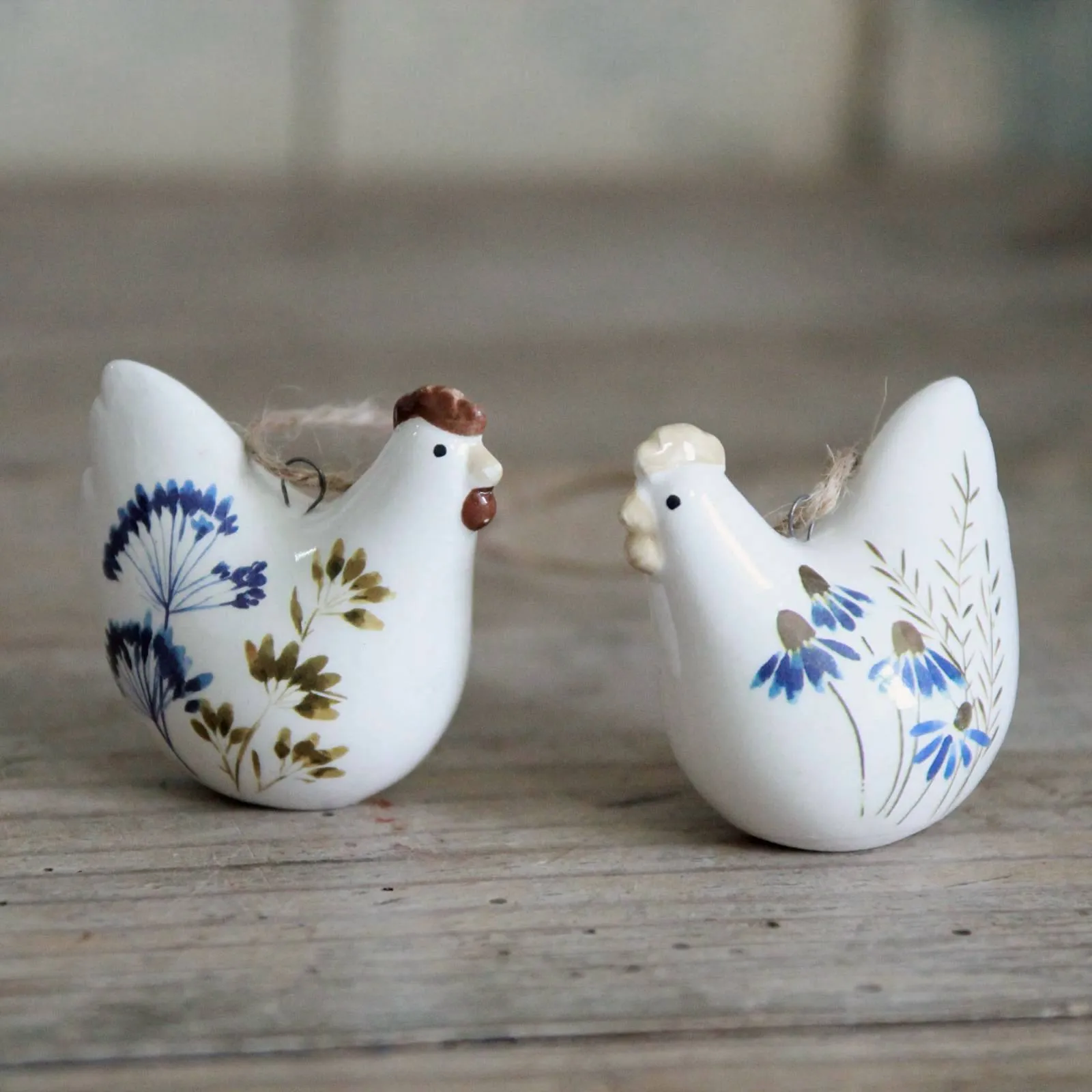 Ceramic Hen Easter Decoration