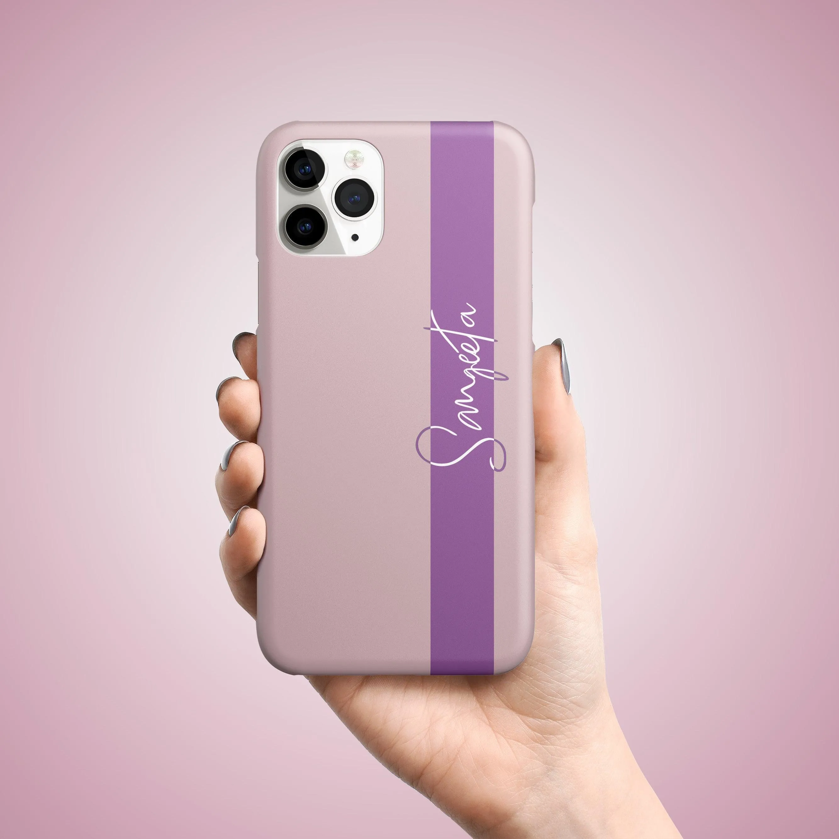 Colorfull Customize Name Printed Matte Phone Case Cover