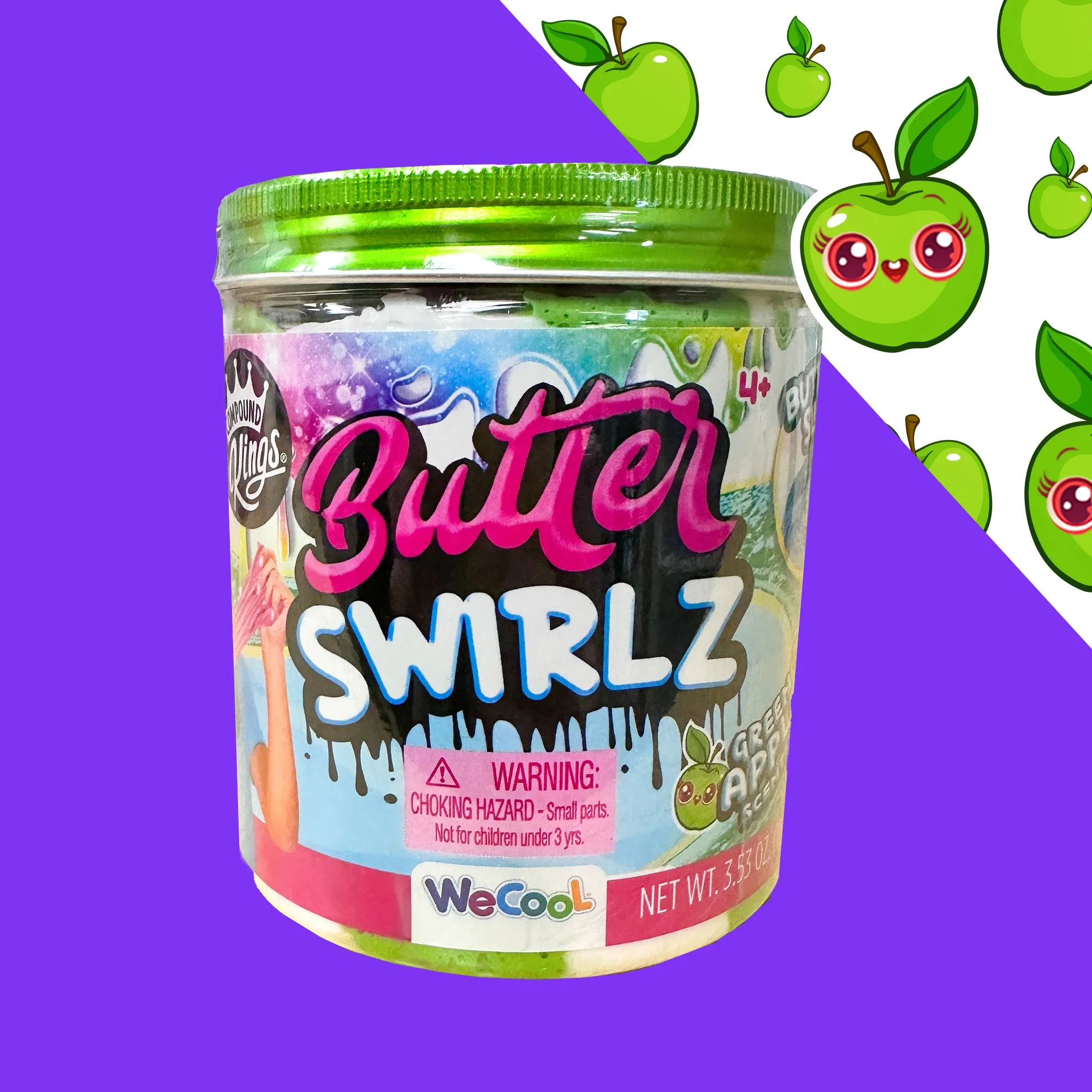 Compound Kings Butter Cloudz Green Apple Scented Swirlz