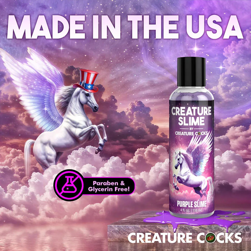 Creature Slime Purple Water-Based Lubricant 4 oz.