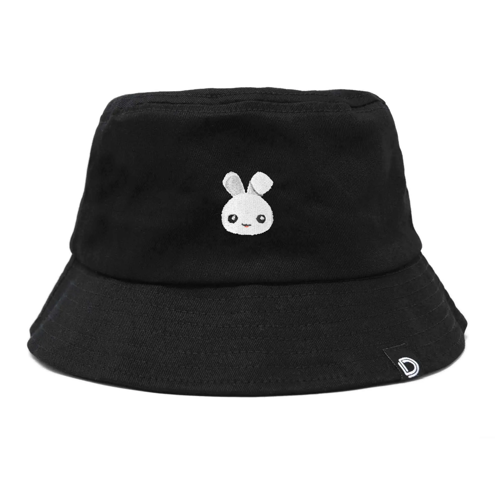 DALIX Cute Bunny Embroidered Bucket Hat