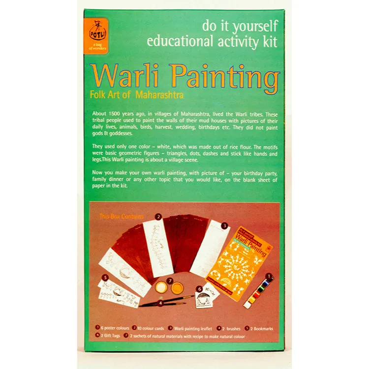 DIY Colouring Folk Art kit Warli Painting