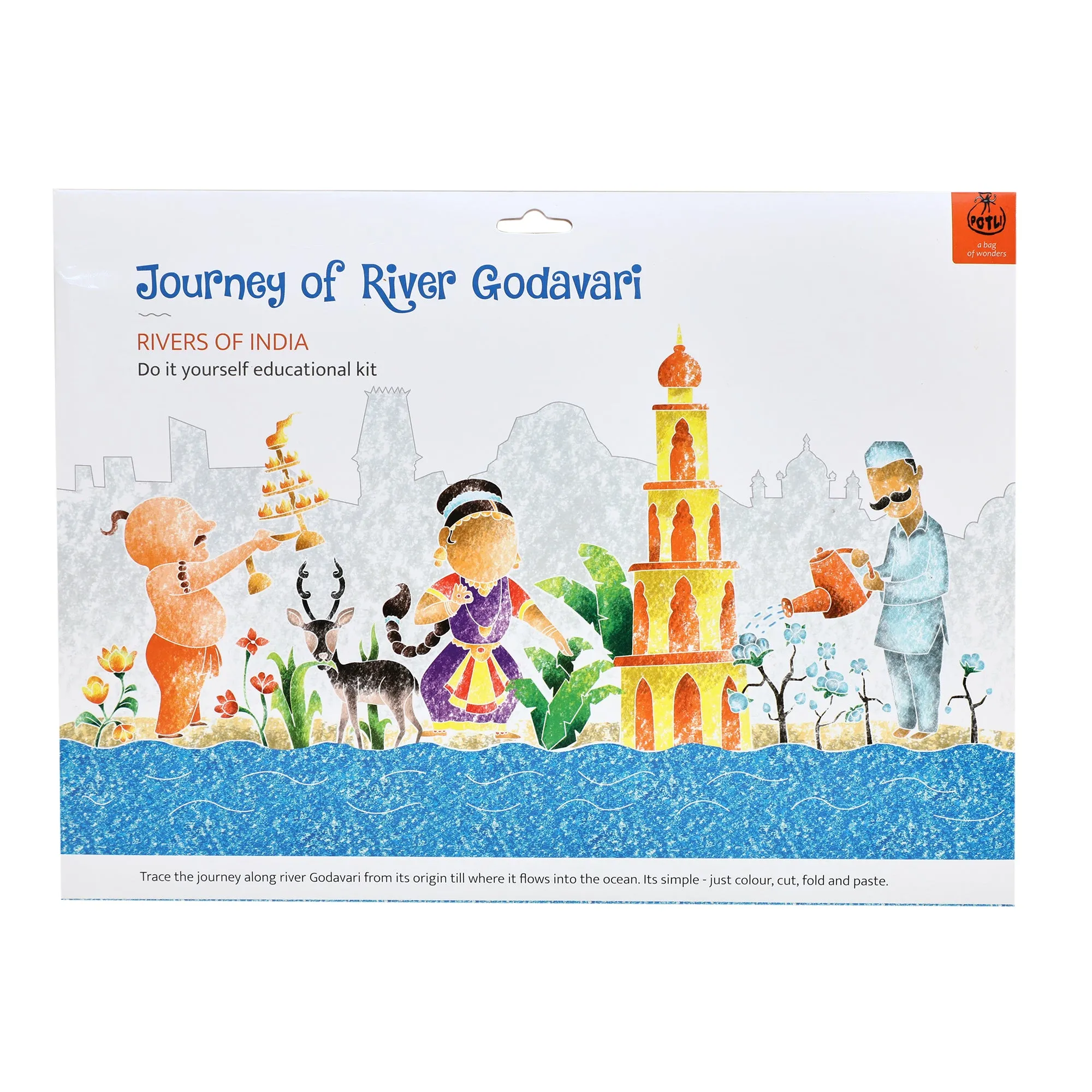 DIY Colouring kit Journey of River Godavari