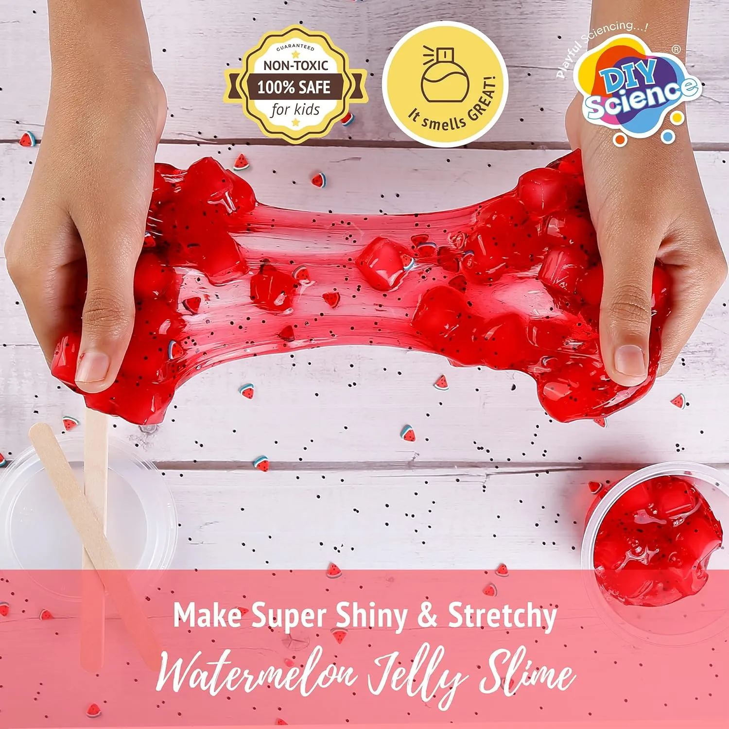 DIYScience Watermelon Jelly Slime Kit