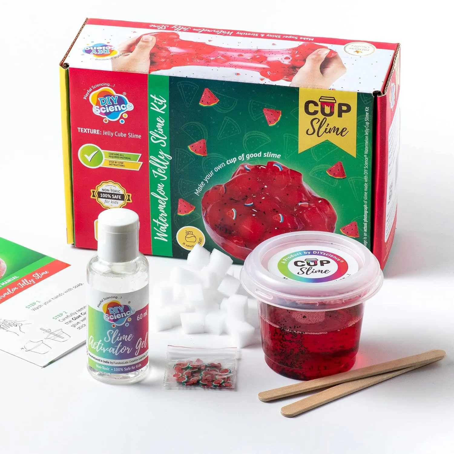 DIYScience Watermelon Jelly Slime Kit