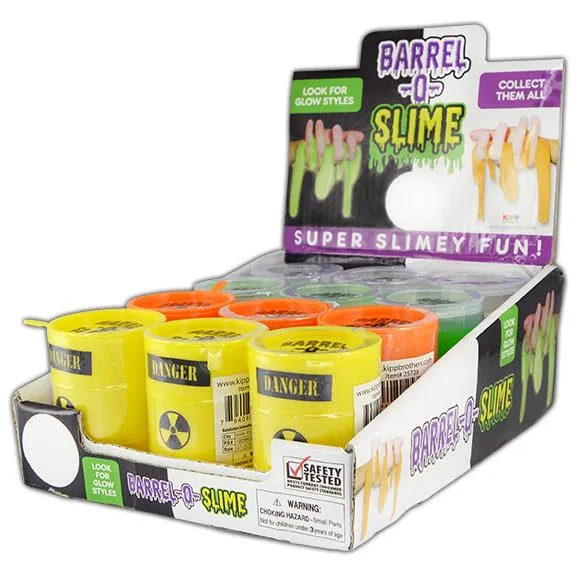 Drum Slime Assortment - 12 Pieces Per Retail Ready Display 25728