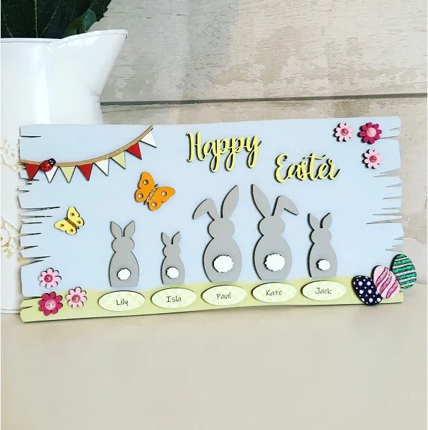 Easter Family Plaque, Family Tree