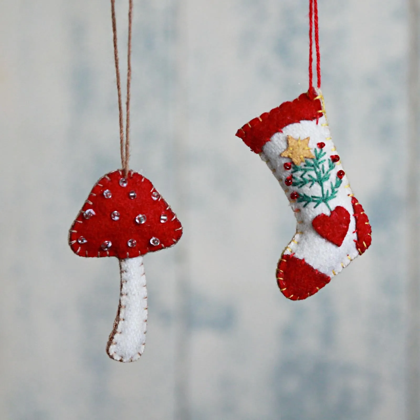 Felt Christmas Stocking Decoration