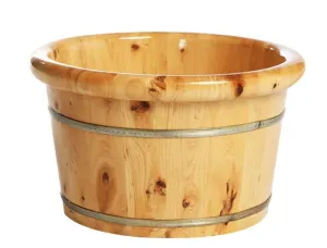 Foot Basin Foot Spa Wooden Bucket Foot Bath Double Thickness Smooth Healthy Natural 足浴桶加厚 OFS04