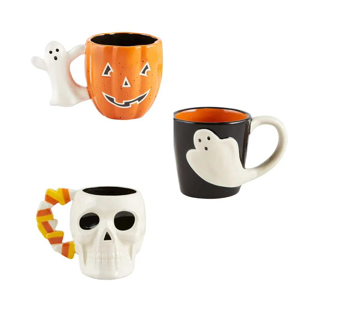 HALLOWEEN GLOW MUGS BY MUD PIE