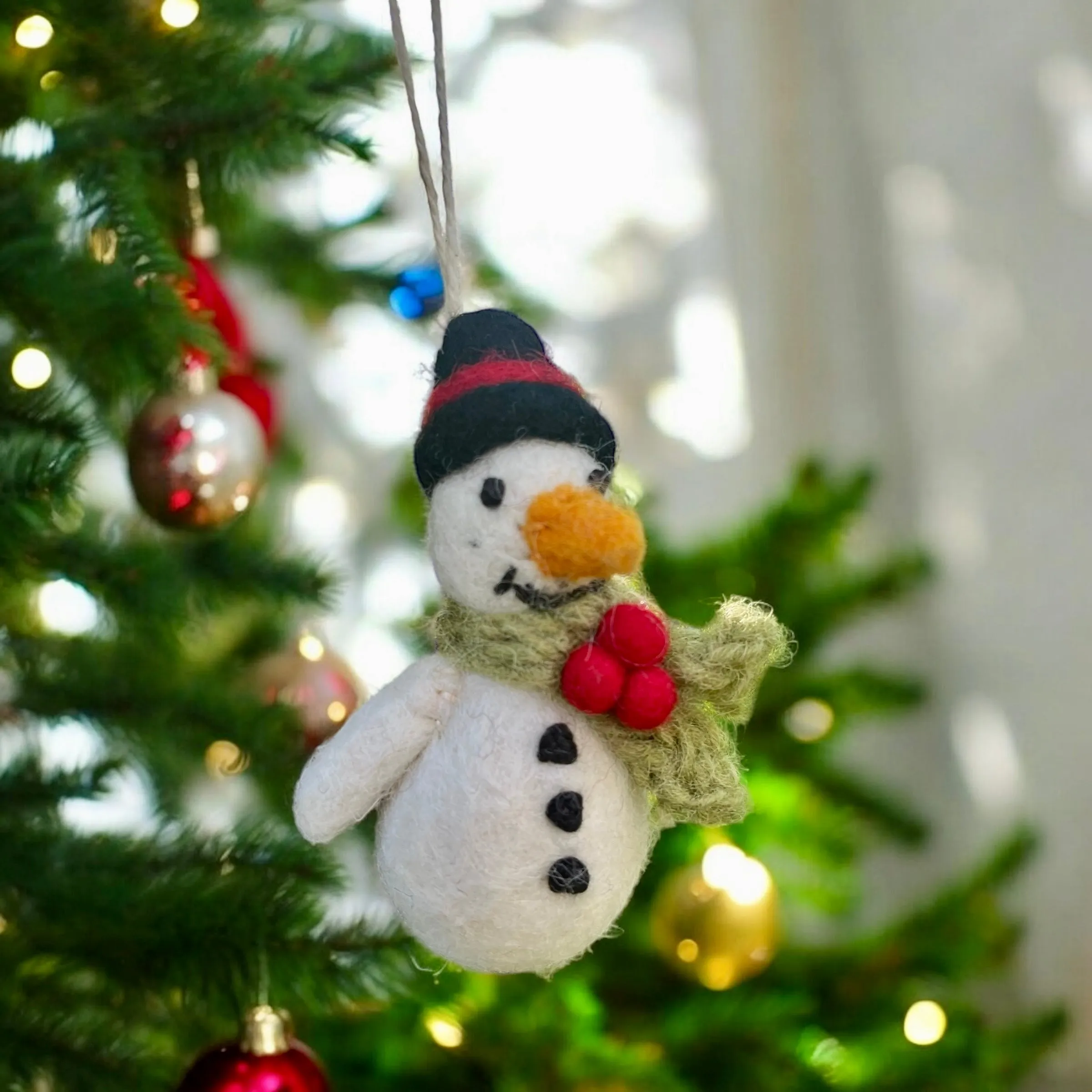 Hand Made Snowman Christmas Decoration