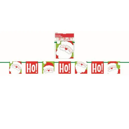 Ho Ho Ho Block Banner Christmas Banner