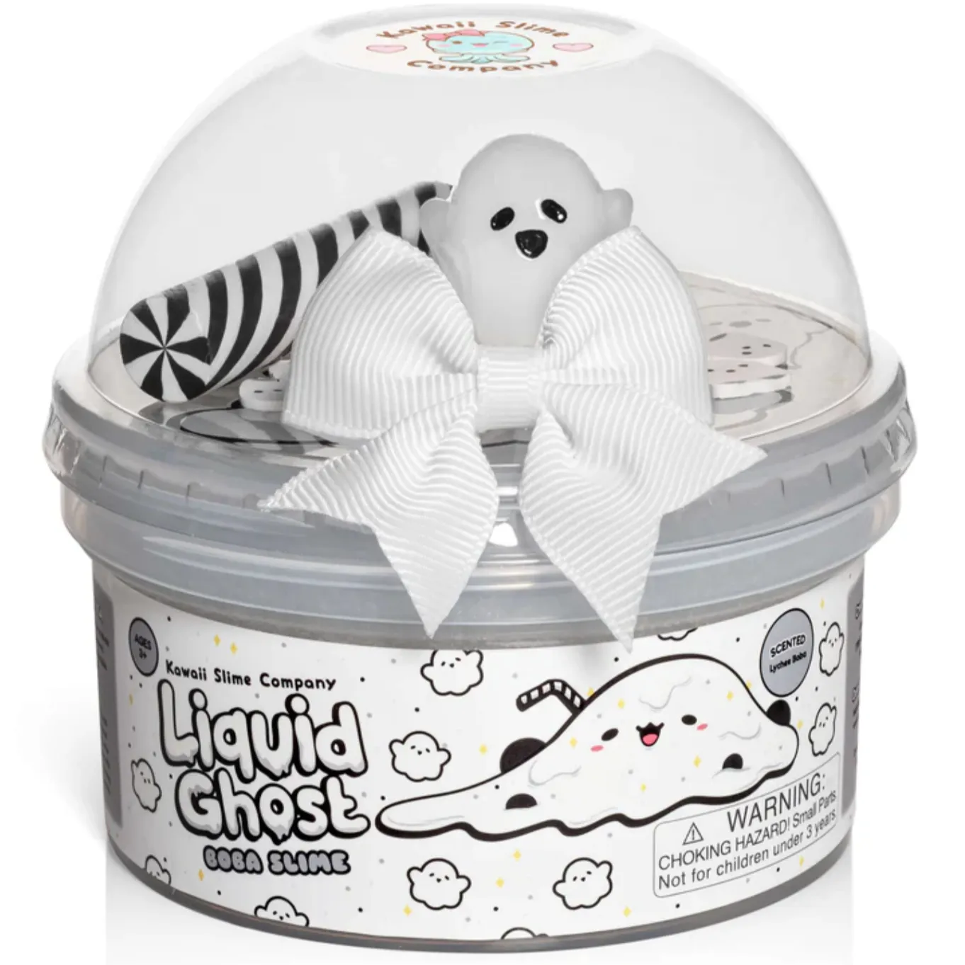 Liquid Ghost Boba Slime