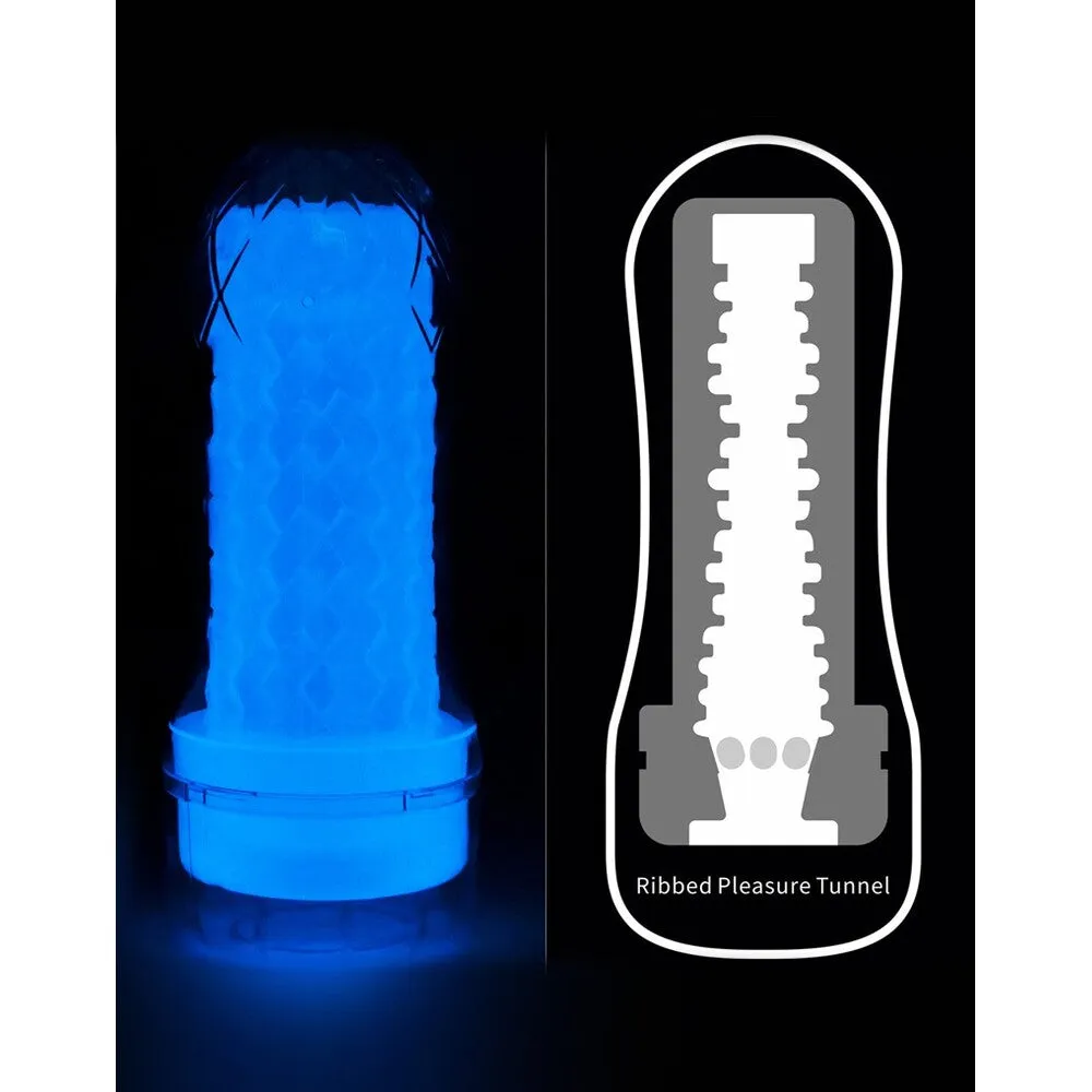 Lovetoy Lumino Play Glow-In-The-Dark Ribbed Masturbator