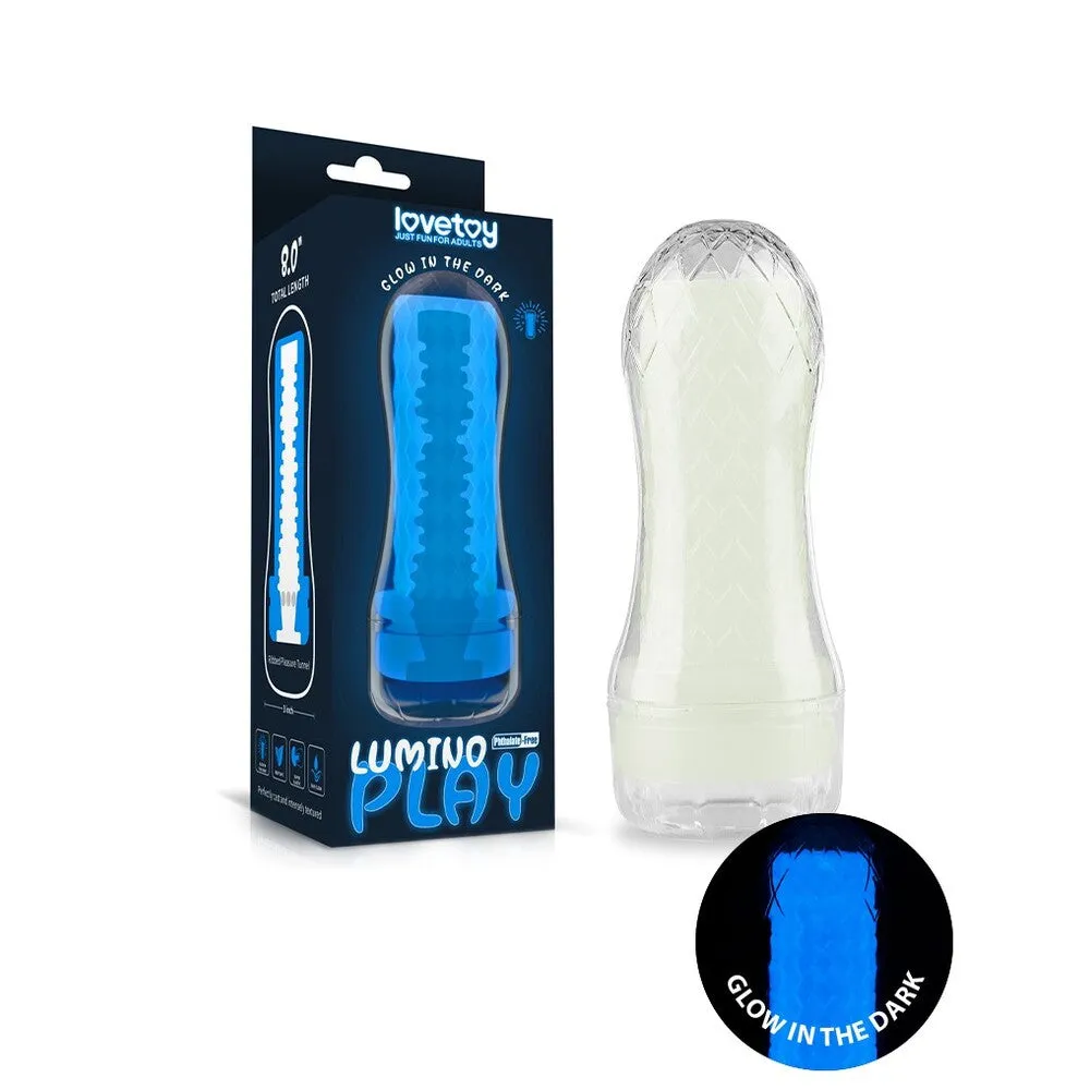 Lovetoy Lumino Play Glow-In-The-Dark Ribbed Masturbator