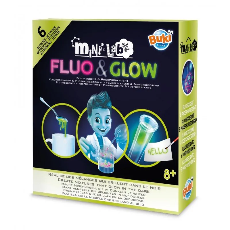 Mini Lab: Fluo & Glow Experiment Kit