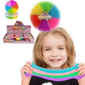 Rainbow Fluffy Slime Colour Wheel