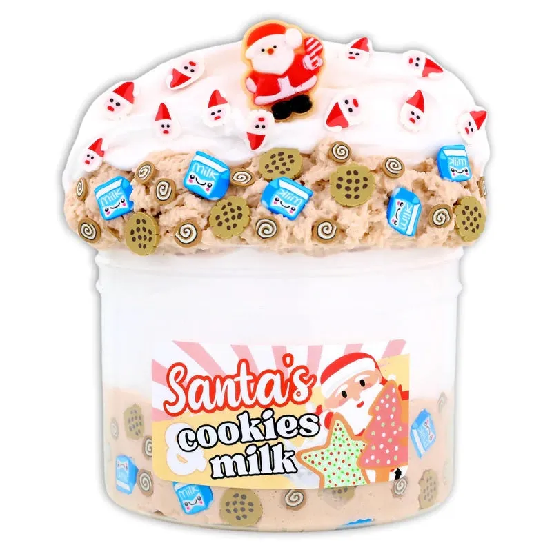 Santa's Cookies and Milk Slime