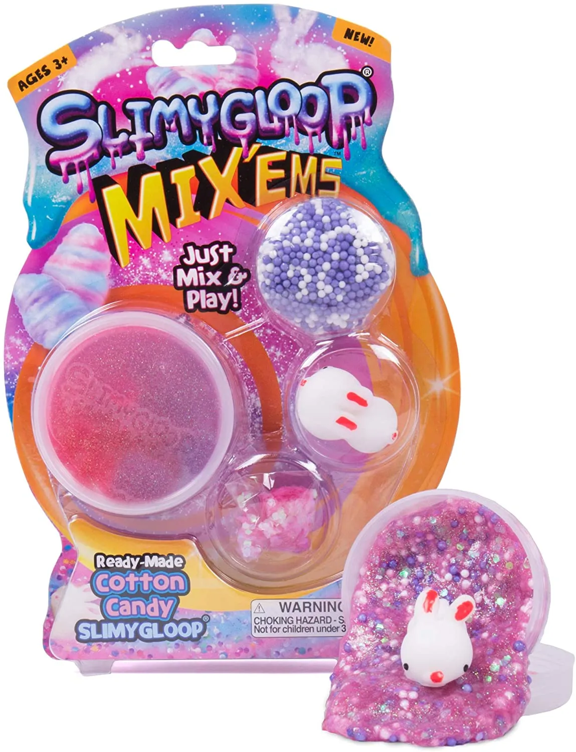 SlimyGloop Mix’Ems Cotton Candy