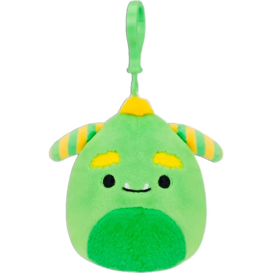 Squishmallow 3.5 Inch Callum the Monster Halloween Plush Clip