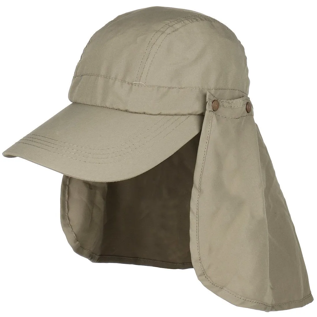 Summer Bucket Cap Style with Removable Back Flap