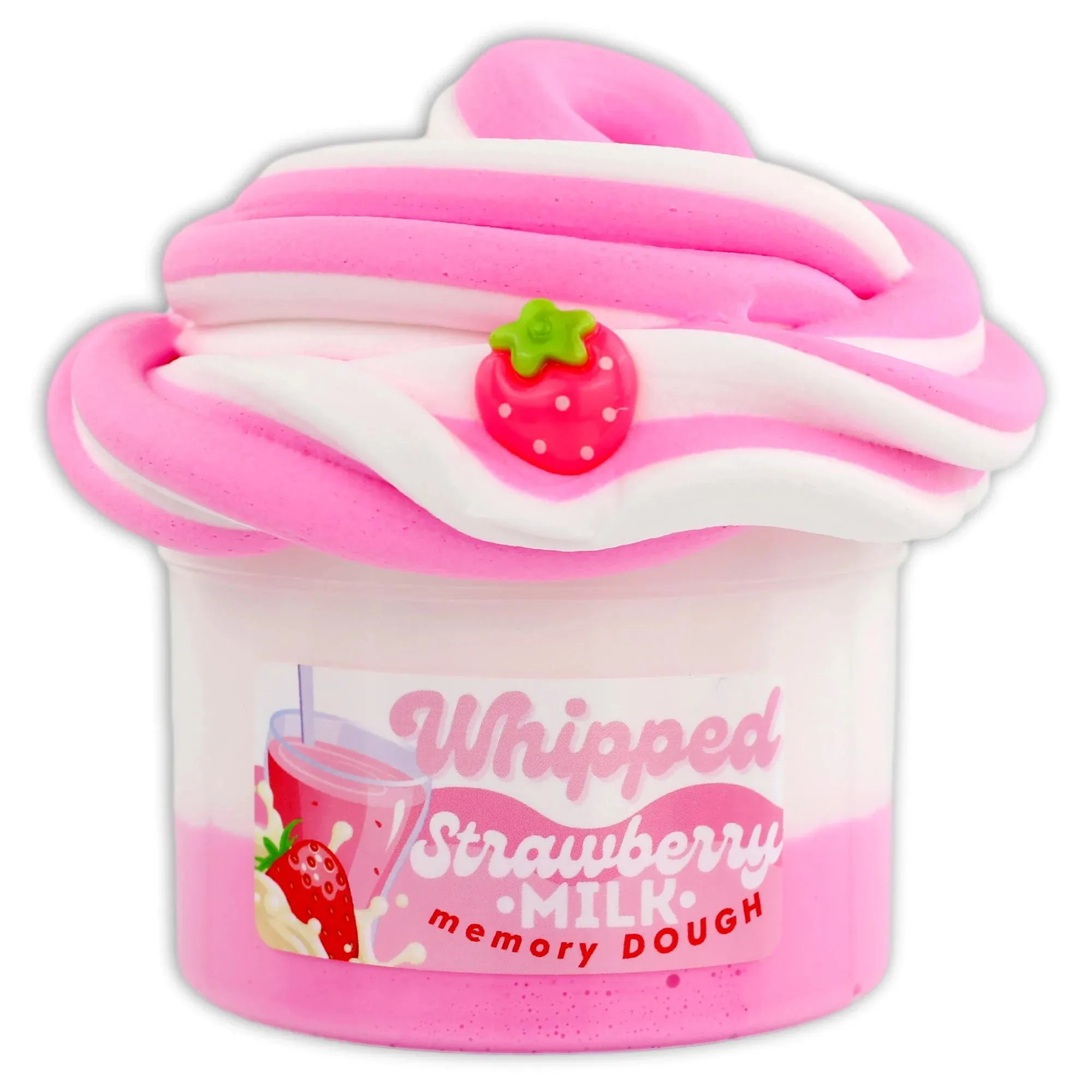 Whipped Strawberry Milk Slime