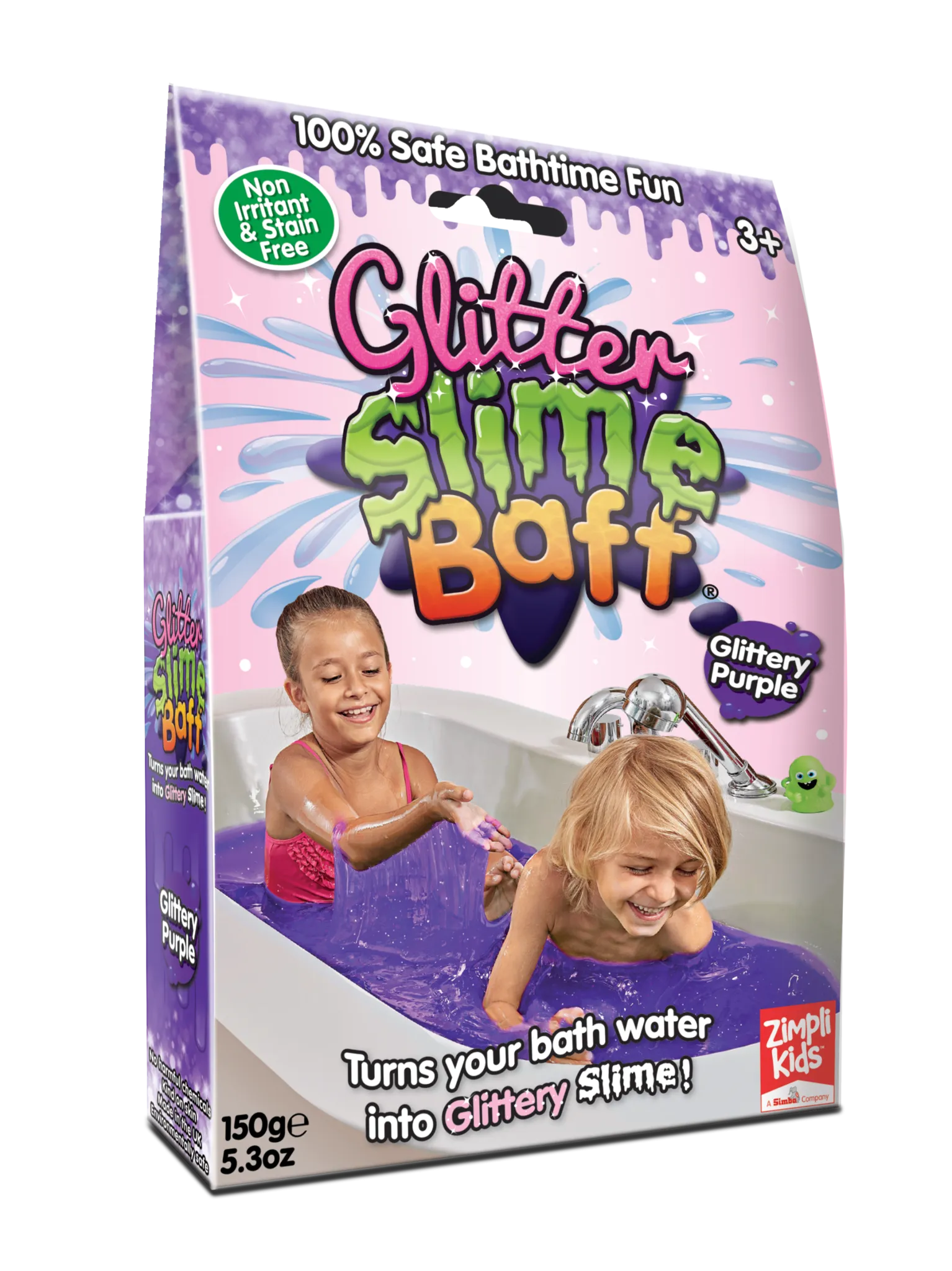 Zimpli Kids Glitter Slime Baff Glittery Purple